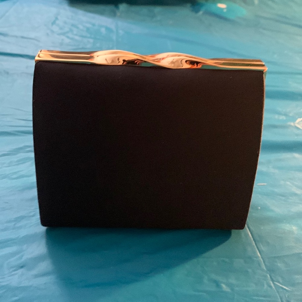 Almost new Nordstrom Brand Satin Evening Bag in Black